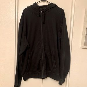 Duluth Trading Co. Black Zipper Hoodie Jacket Size 2XL